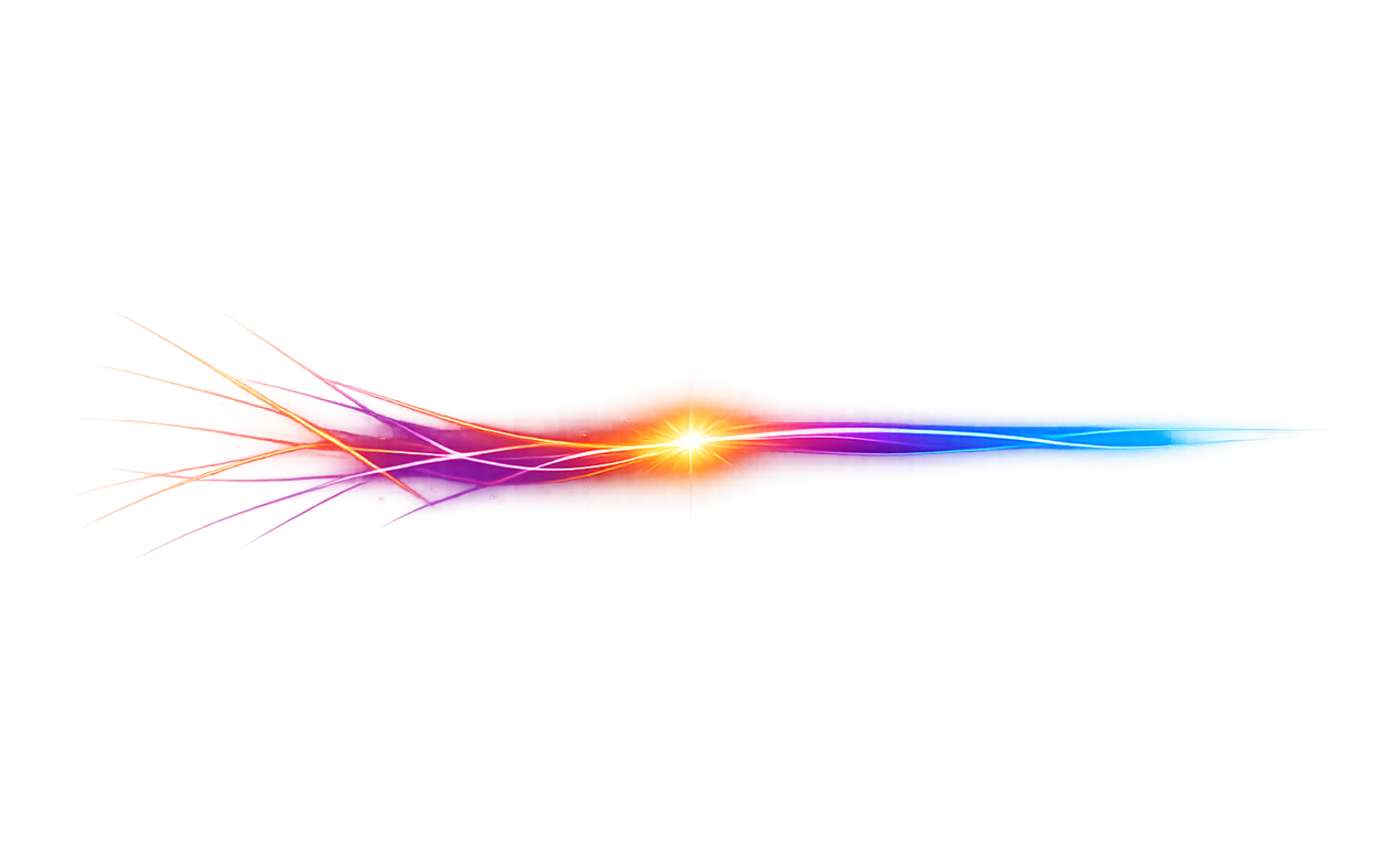 Abstract visual showing scattered brand signals becoming a clear and focused message.