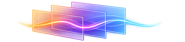 Abstract illuminated visual representing website development and SEO