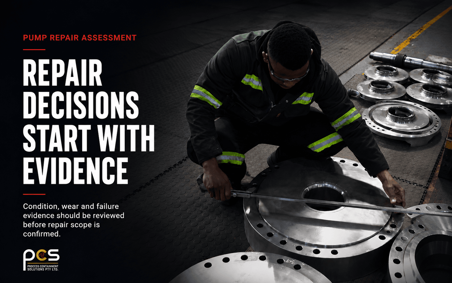 Process Containment Solutions pump repair assessment campaign graphic